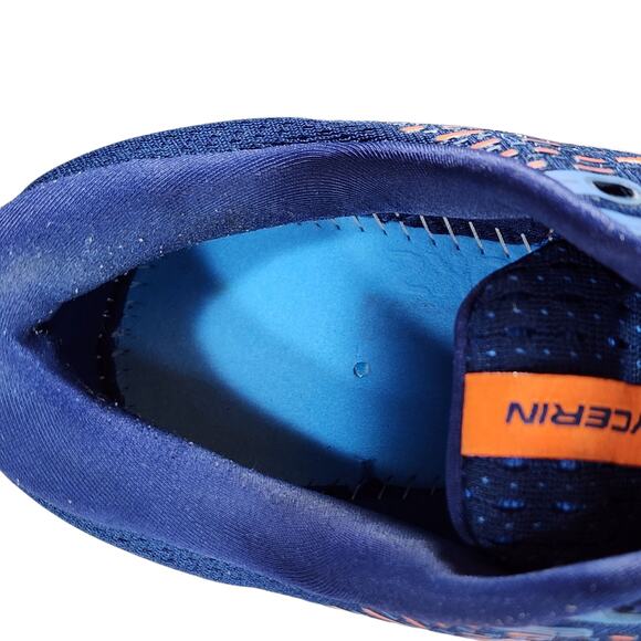 Brooks Glycerin 20 Running Shoe sz 13 Men Blue Orange Low Top Lace Up NO INSOLES - Picture 10 of 12